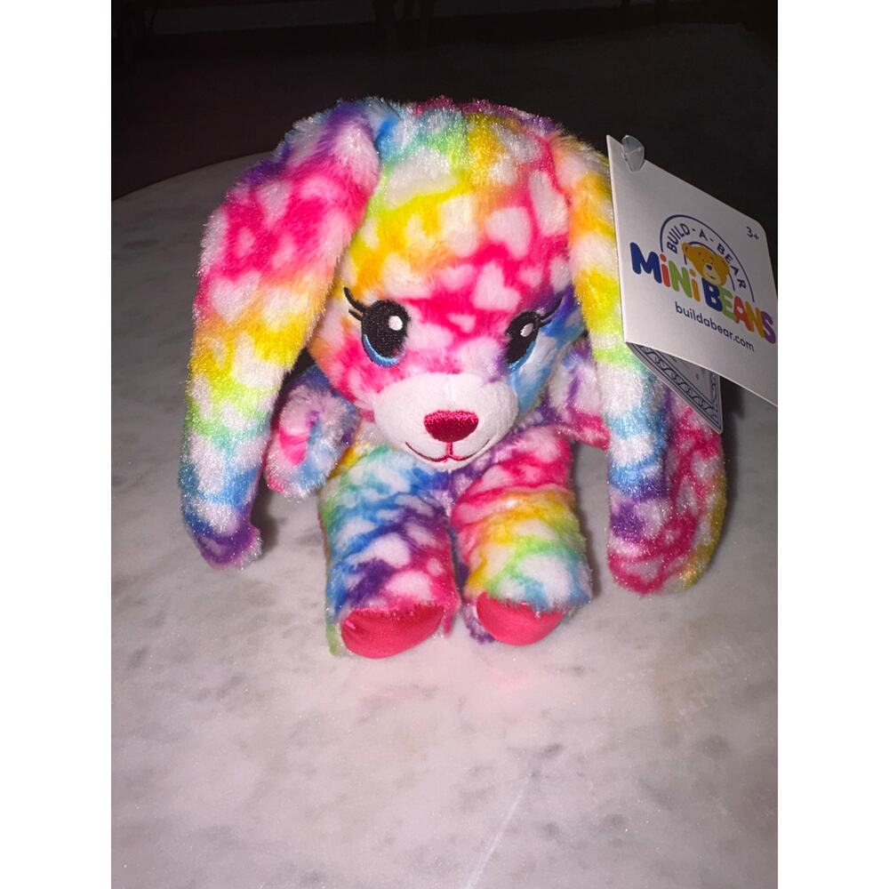 Mini Beans Rainbow Friends Bunny Stuffed Animal